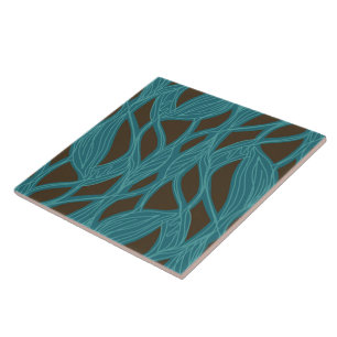 Vintage and retro seamless pattern ceramic tile