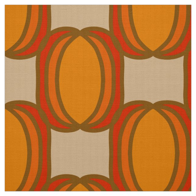 Vintage and Retro styled pattern fabric (Swatch)