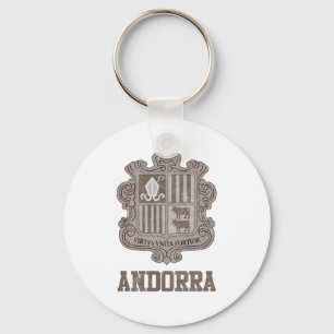 Vintage Andorra Key Ring
