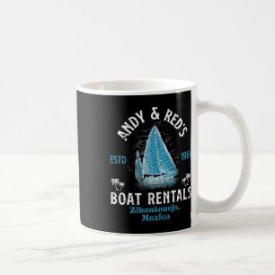 Vintage Andy And Red's Boat Repair Fishing Charter Coffee Mug