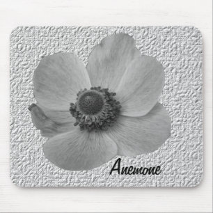 Vintage Anemone Personalised Mousepad