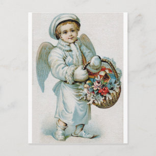 Vintage Angel Boy Postcard