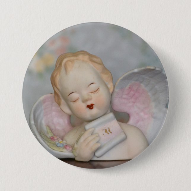 Vintage Angel Button (Front)