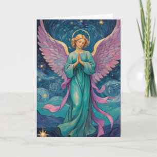 Vintage Angel Card with Custom Text