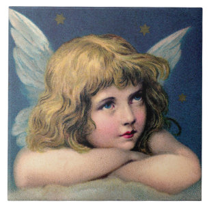 Vintage Angel Ceramic Tile