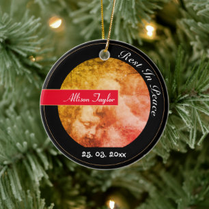 Vintage Angel Child & Stormy Heaven /Christmas Ceramic Ornament