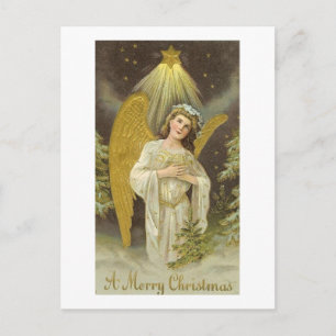 Vintage Angel Christmas Postcard