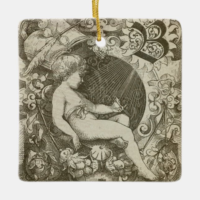 Vintage Angel Double Sided Ornament (Front)