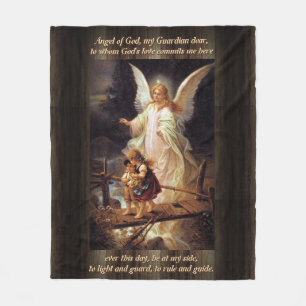 Vintage Angel Fleece Blanket