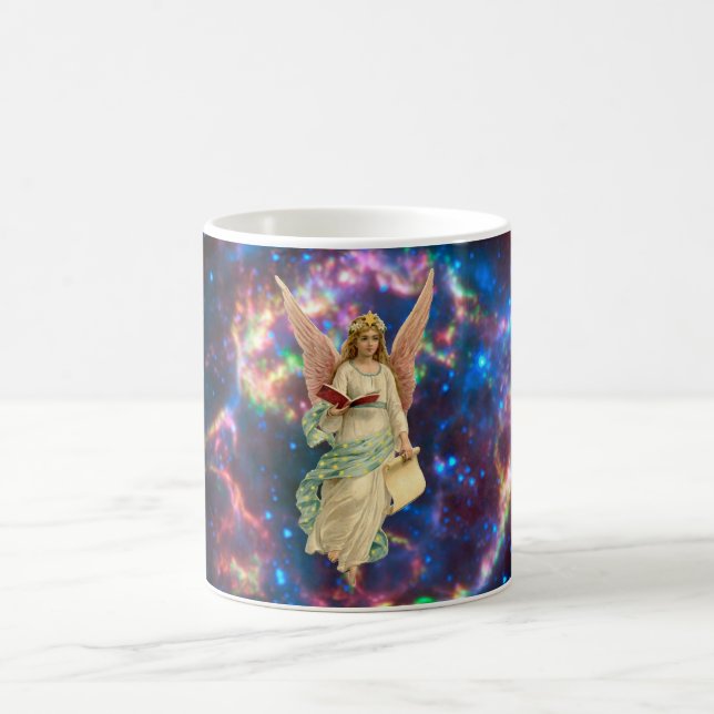 Vintage Angel in Heaven Coffee Mug (Center)