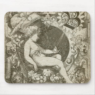 Vintage Angel Mouse Pad