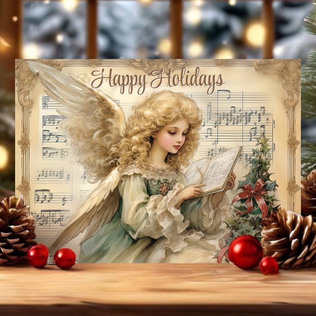 Vintage Angel Music Notes Christmas (Creator Uploaded)