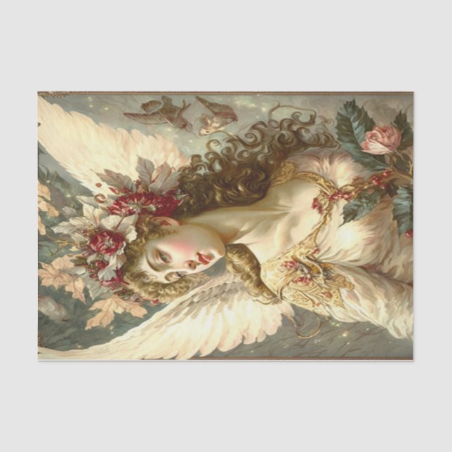 Vintage Angel Tissue Paper (Front)