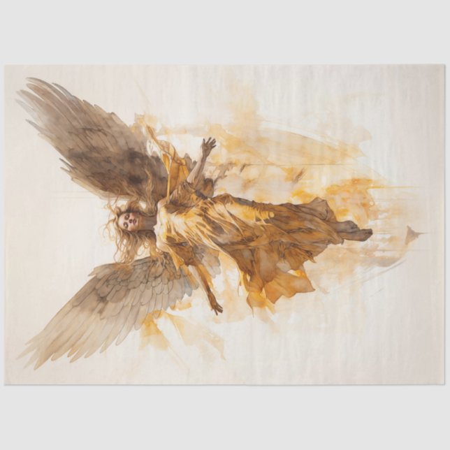 Vintage Angel Tissue Paper (Front)