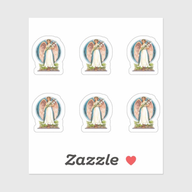 Vintage Angel With Lilies (Sheet)