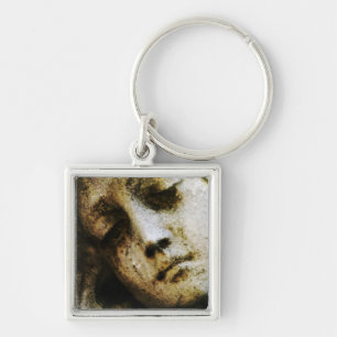 Vintage Angelic Statue Face Grunge Key Chain