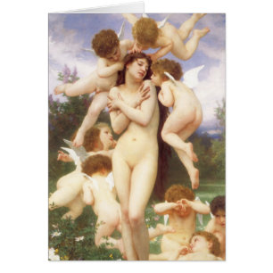 Vintage Angels, Return of Spring by Bouguereau
