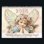 Vintage Angels – Vintage Engel 2026 Calendar<br><div class="desc">Bathed in soft pastel rose, blue, and golden tones, these angels bring beauty, grace, and gentle light. They remind us that every day holds a quiet blessing, waiting to be seen with the heart. Let their presence inspire you to walk with hope, surround yourself with beauty, and shine kindness wherever...</div>