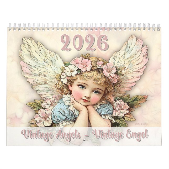 Vintage Angels – Vintage Engel 2026  Calendar (Cover)