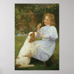 Vintage Animal Art, Pleasures of Hope by Gore Poster