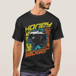 Vintage Animal Honey Badger  T-Shirt