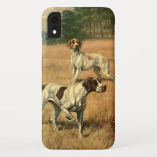 Vintage Animals, English Pointer Hunting Dogs Case-Mate iPhone Case