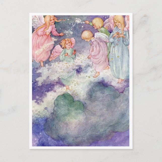 Vintage Anne Anderson The Milky Way Postcard (Front)