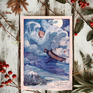 Vintage Anne Anderson The Snow Queen Postcard