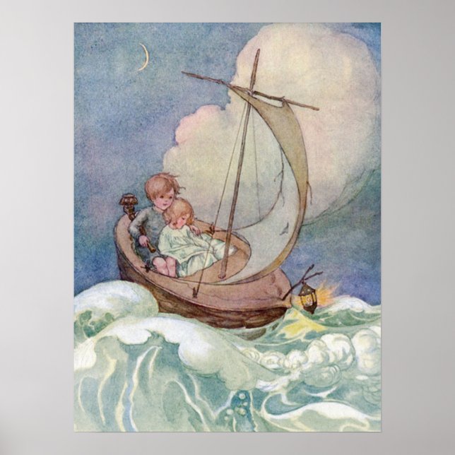 Vintage Anne Anderson Voyage to Fairyland Poster (Front)