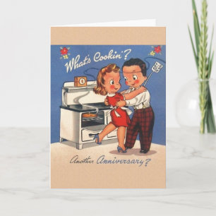 Vintage Anniversary Greeting Card