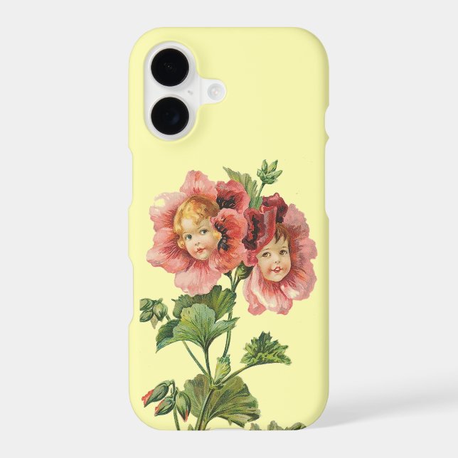 Vintage Anthropomorphic Flower Children (Back)