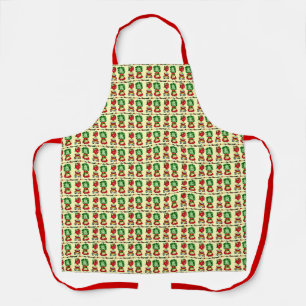 Vintage Anthropomorphic Vegetables Apron