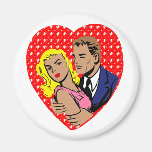 vintage anti valentine magnet