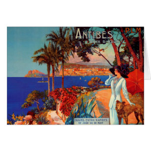 Vintage Antibes Cote D'Azur Travel