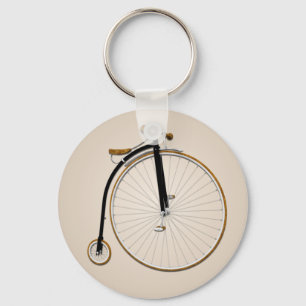 Vintage Antique Bicycle Keychain