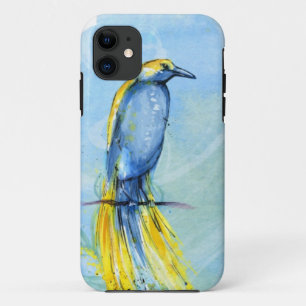 Vintage Antique Bluebird Fine Art iPhone 11 Case