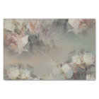 Vintage Antique Blush White Rose Bouquet Decoupage