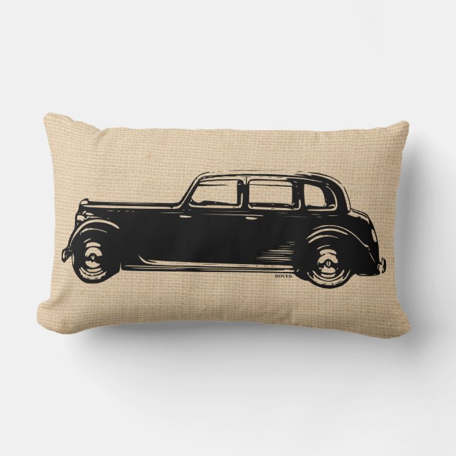 Vintage Antique Car Automobile Custom Pillow (Front)