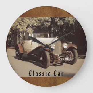 Vintage, Antique Car, Classic Car Large Clock
