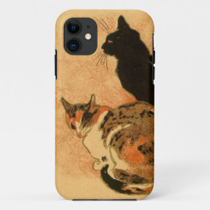 Vintage Antique Cats Theophile Steinlen Animals iPhone 11 Case