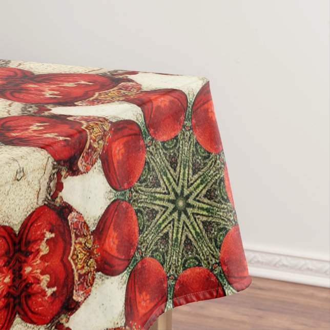 Vintage antique Christmas Themed Part 5 Ephemera Tablecloth (In Situ)