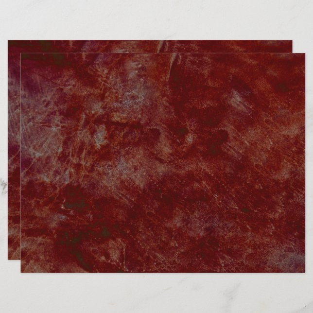 Vintage Antique Dark Brown Textured Decoupage (Front/Back)