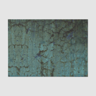 Vintage Antique Dark Green Grunge Texture Tissue Paper
