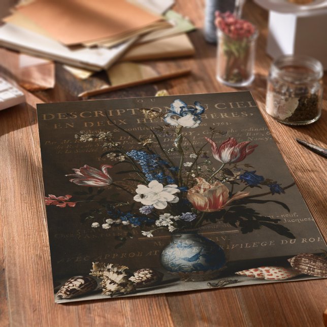 Vintage Antique Floral Decoupage Tissue Paper (Creator Uploaded)