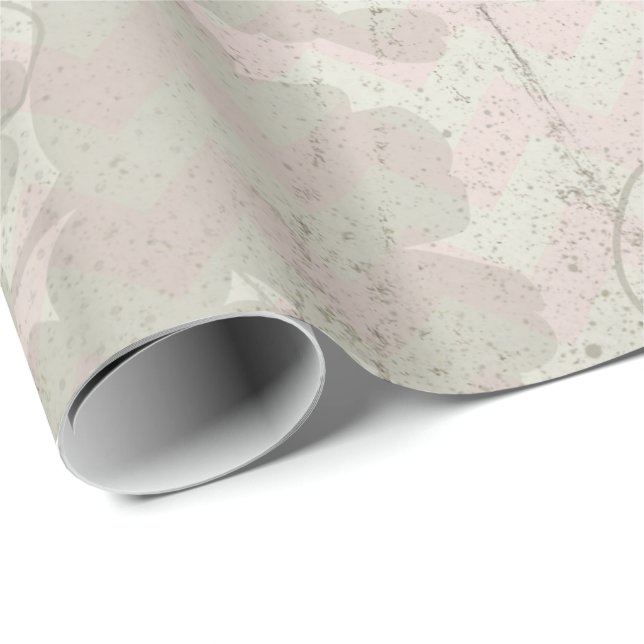 Vintage Antique Floral Wrapping Paper (Roll Corner)