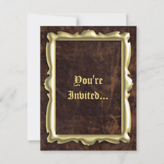 Vintage Antique Frame Style Party Invitations