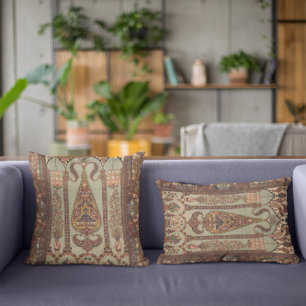 Vintage Antique Iranian Persian Rug Carpet  Decorative Cushion