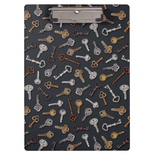 Vintage & Antique Keys Clipboard (Front)