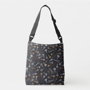 Vintage & Antique Keys Crossbody Bag