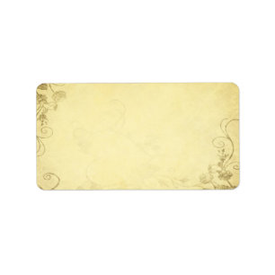 Vintage Antique Look Wedding Adress Label